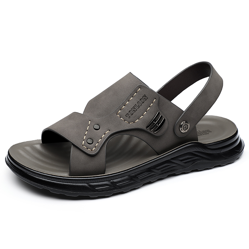 

Пляжные сандалии мужские серые Tonlion, серый