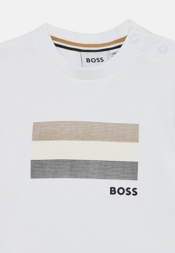 Футболка с принтом «бермудские острова» Boss Kidswear, Navy — фото 4