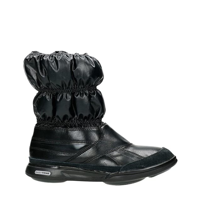 Черные синтетические женские ботинки без шнуровки Easytone Rainboot j81317 Reebok, черный