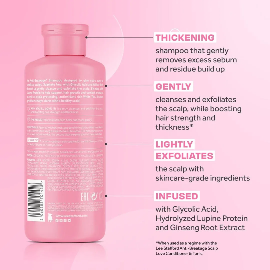 Шампунь Scalp Love Anti Hair Loss Thickening для утолщения волос Lee Stafford — фото 3