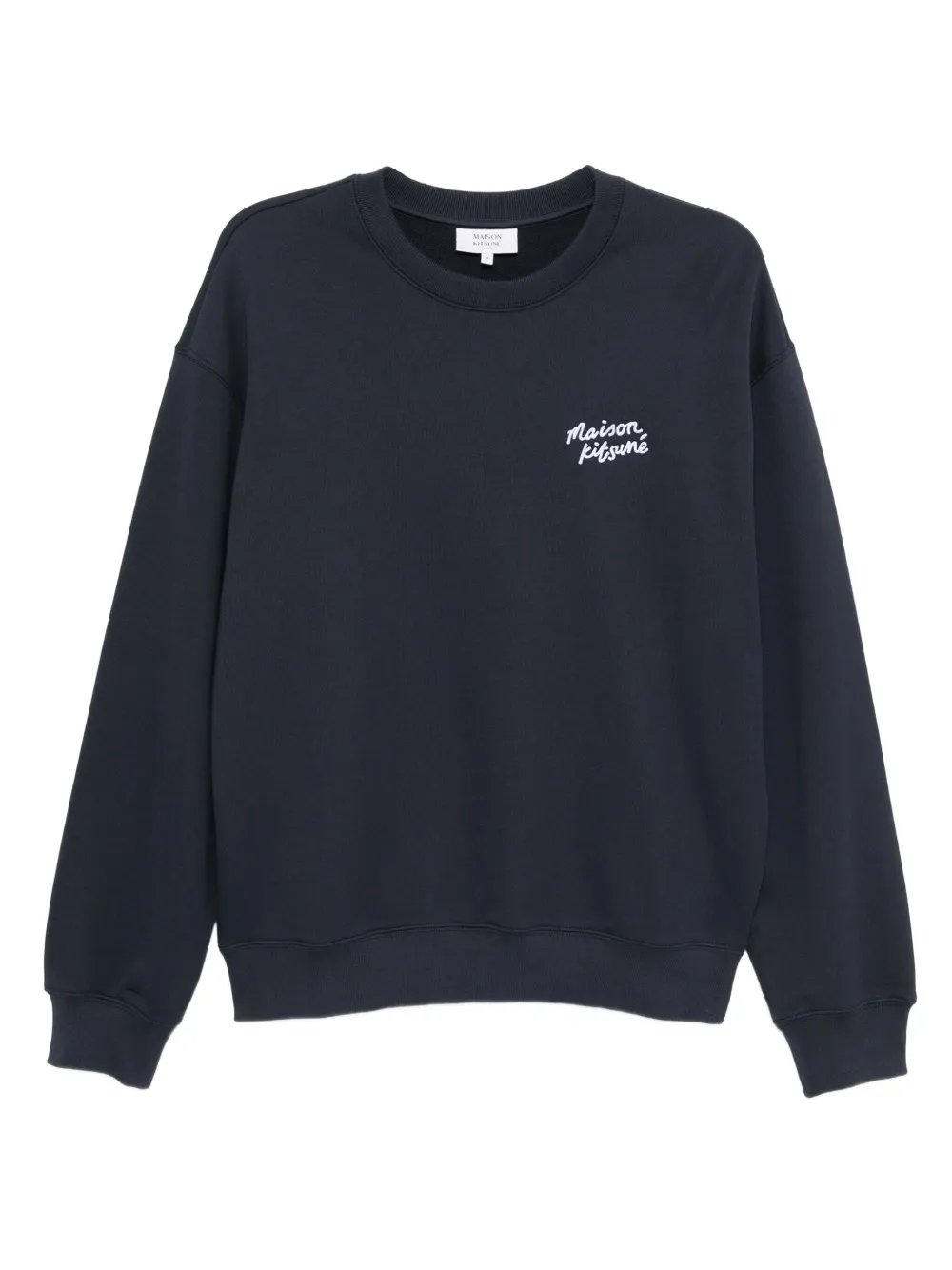 

Толстовка с принтом Maison Kitsuné, синий