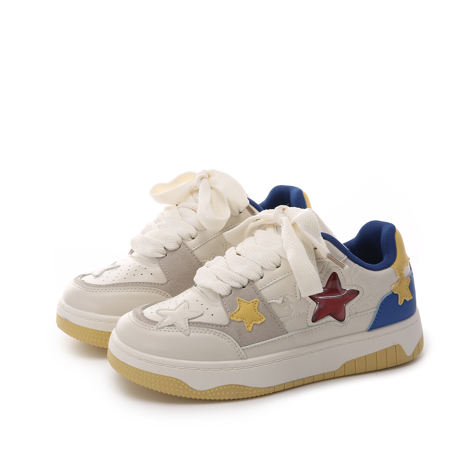 

Кроссовки Cobx Skateboarding Shoes Women's Low-top, бежевый/синий