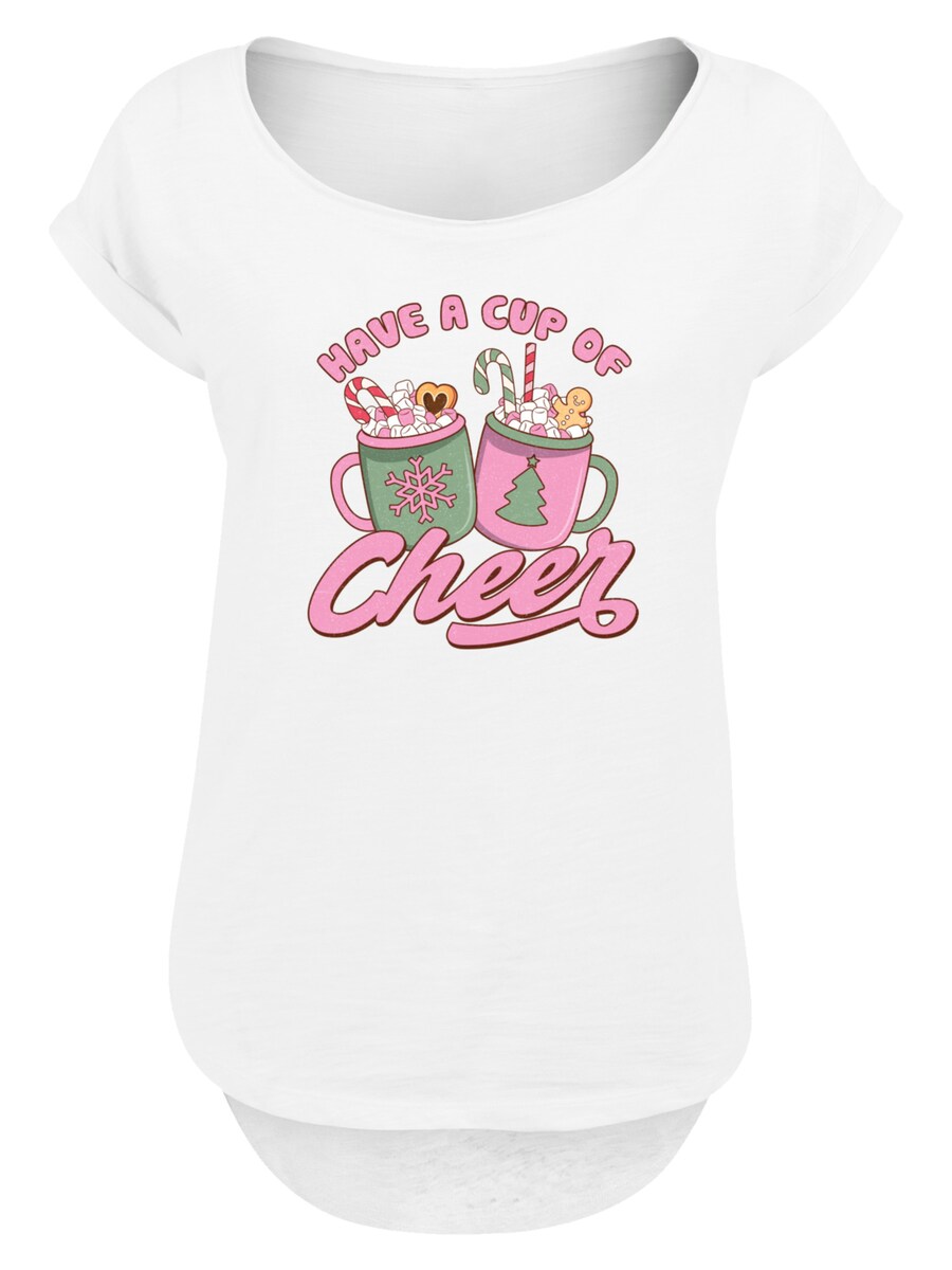 

Рубашка F4NT4STIC Have a Cup of Cheer Christmas Holiday, белый