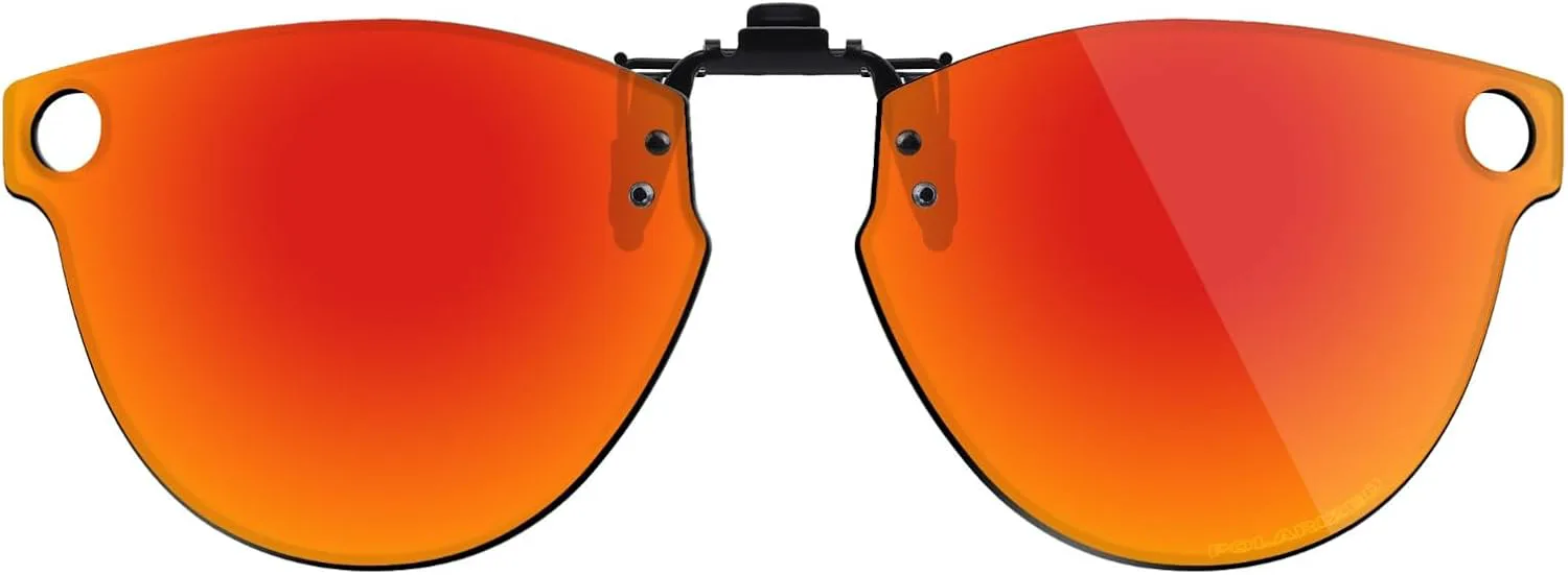 

Поляризованные солнцезащитные очки-клипсы с откидной застежкой и антибликовым покрытием для моделей Ray-Ban Meta Skyler RW4010 и Gen 2 RW4014 52 мм Fiskr, Fire Red