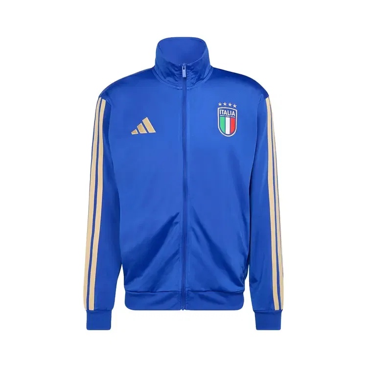 Спортивная куртка-олимпийка Adidas Italy DNA Track Top, синий