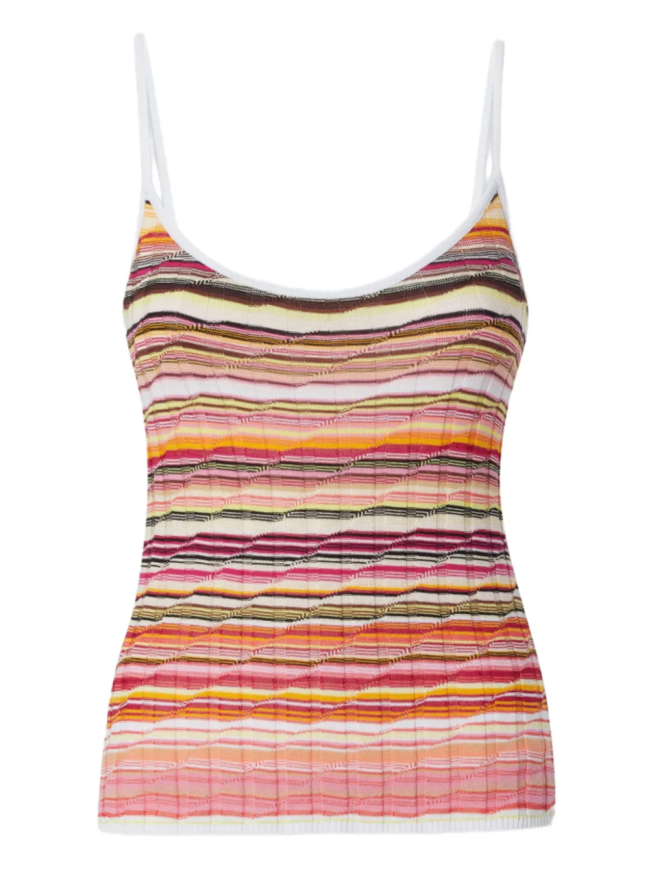 

Полосатая майка Missoni, розовый