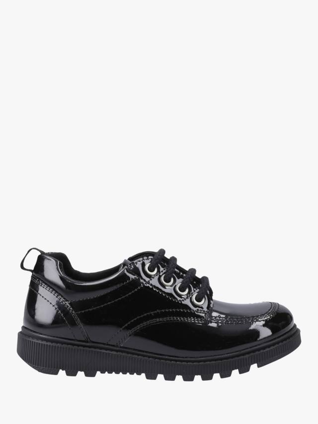 

Детские школьные туфли Keeley Senior из лаковой кожи Hush Puppies, Black