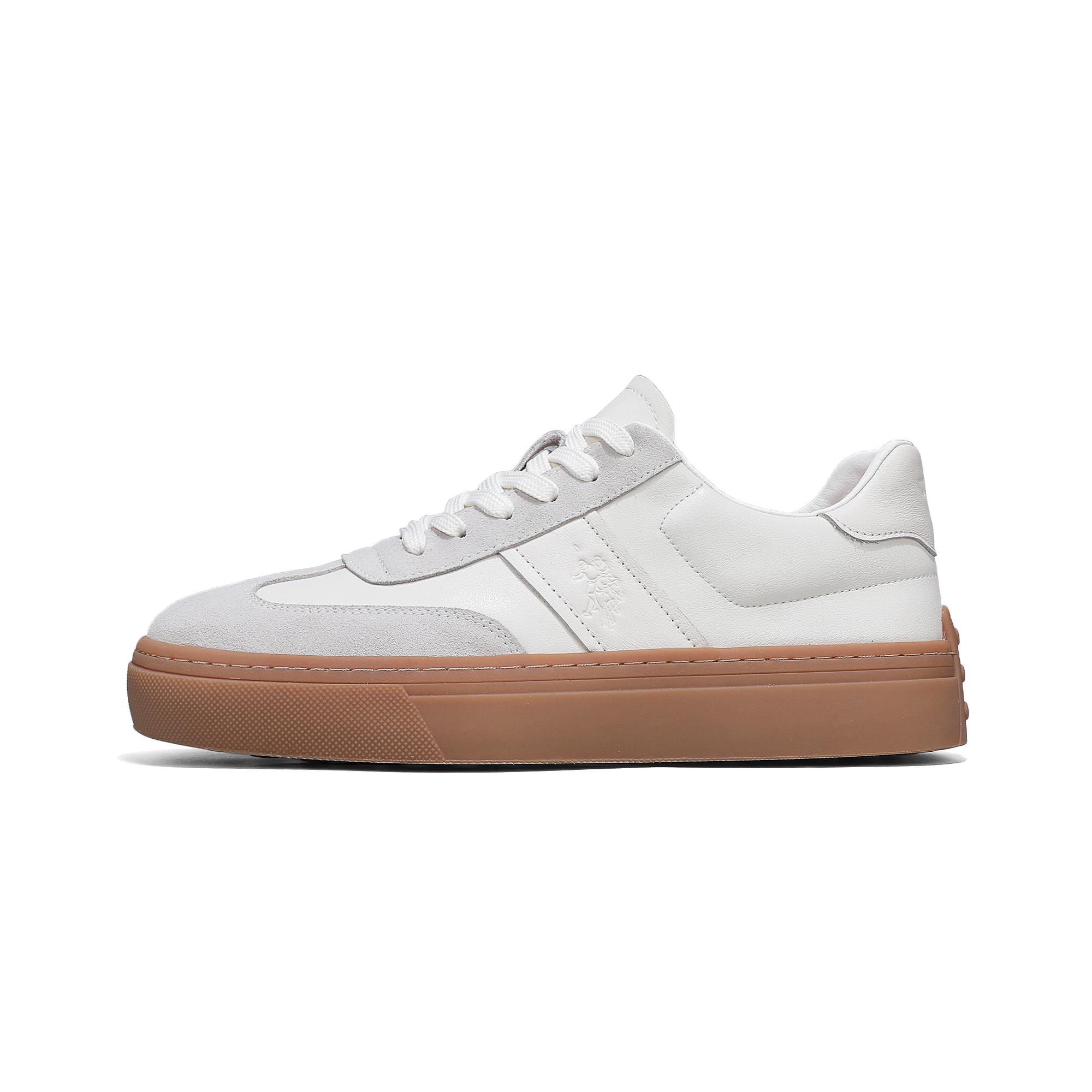 

U.S. POLO ASSN. Мужские скейтерские кроссовки серо-белые, цвет Gray White