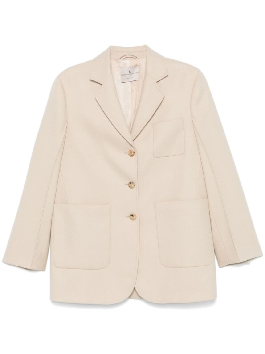 

Ermanno Scervino пиджак из вирджинской шерсти, нейтральный цвет