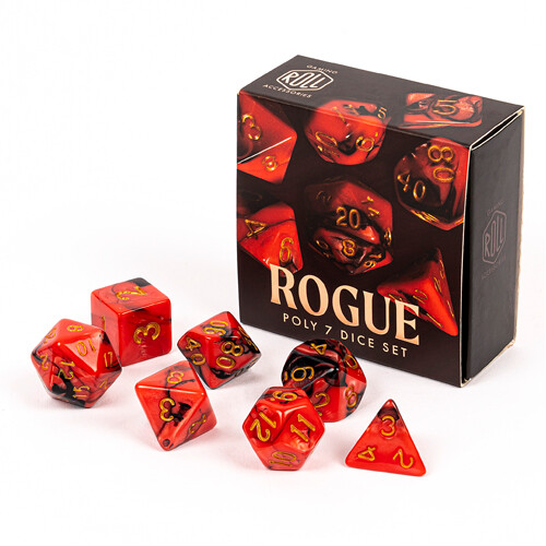 

Игровые кубики Card & Roll Accessories – Rogue 7-Polyhedral Dice