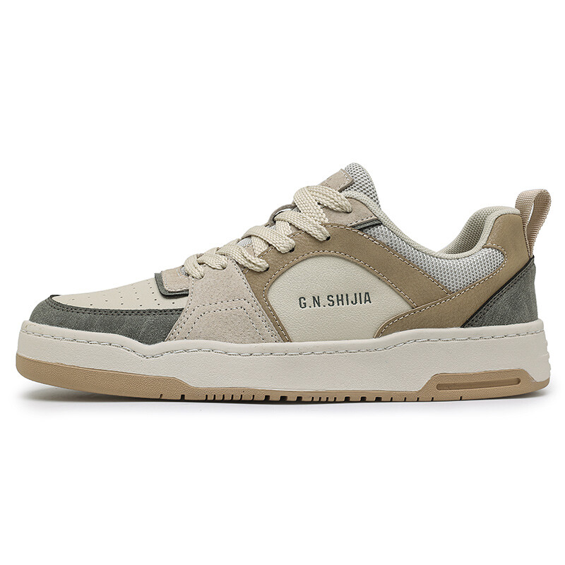 

Кроссовки G.N.SHIJIA Skateboarding Shoes Men Low-top, черный/серый