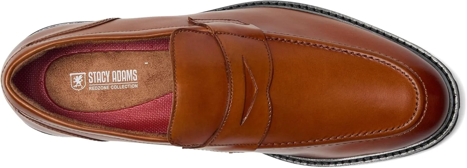 Мужские слипоны Stacy Adams Hayes Penny Slip On College Shoes (лоферы), светло-коричневый — фото 3