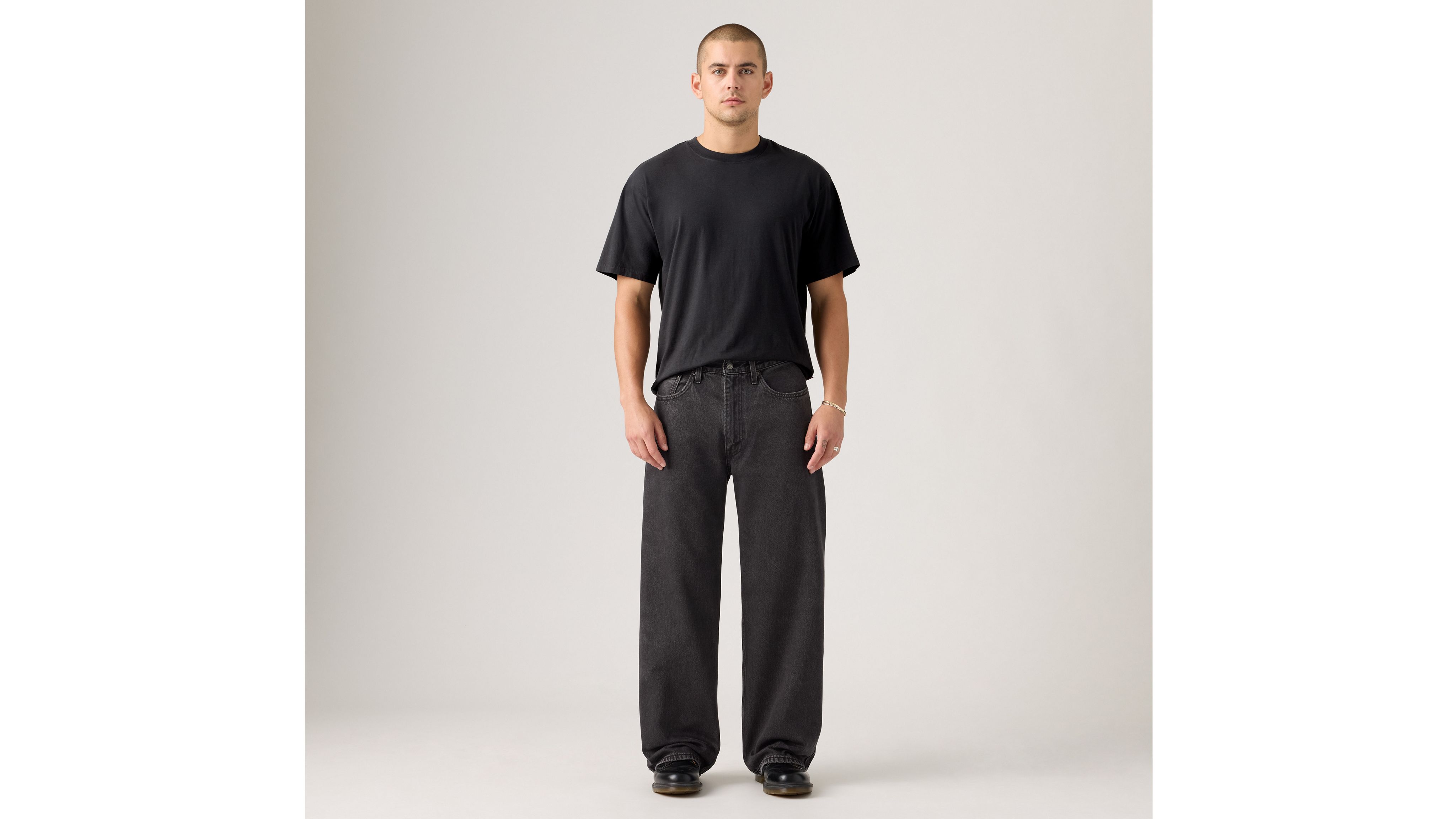 Очень мешковатые мужские джинсы Levi's, Hold My Bag - Black — фото 2