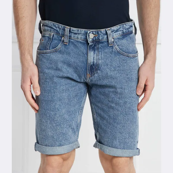 

Джинсовые шорты узкого кроя Ronnie Tommy Hilfiger, синий