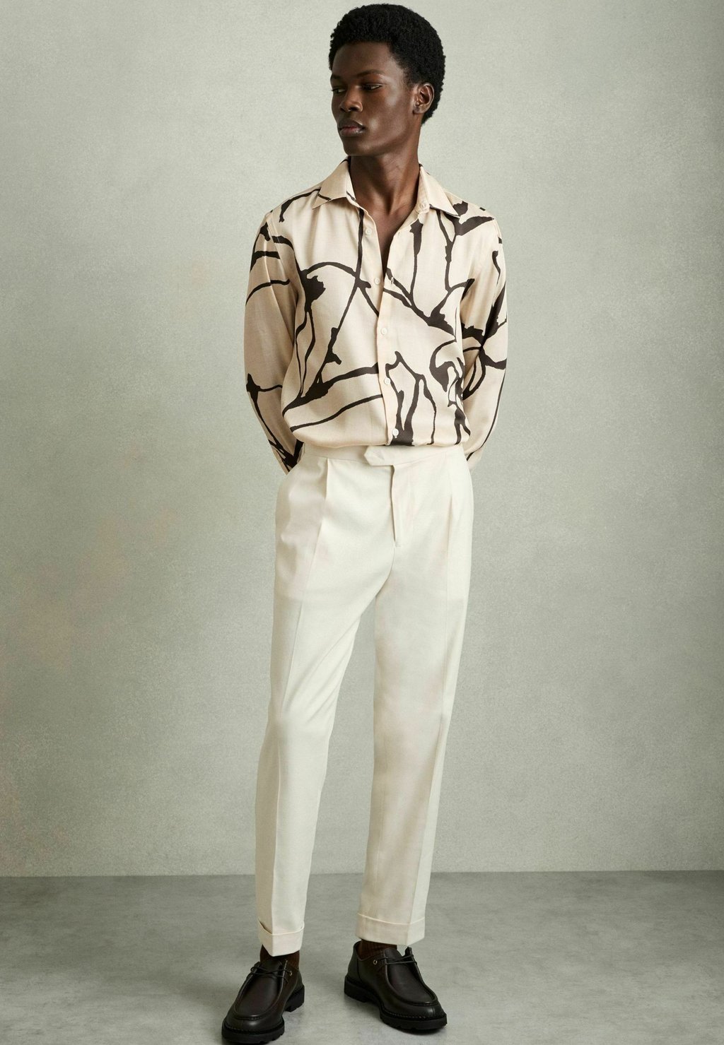 

Рубашка Reiss, бежевый