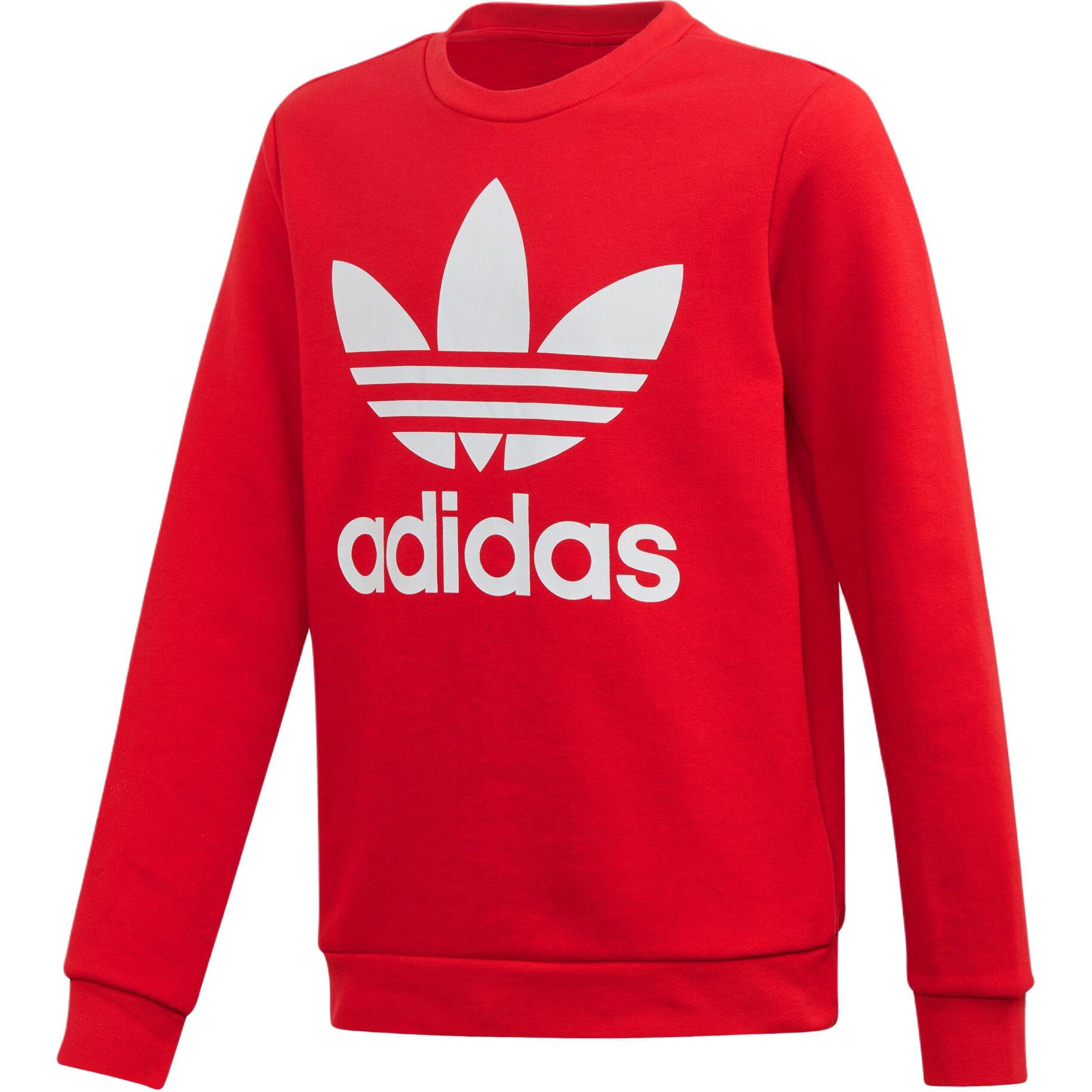Футболка Adidas Originals для начальной школы, красная — фото 2
