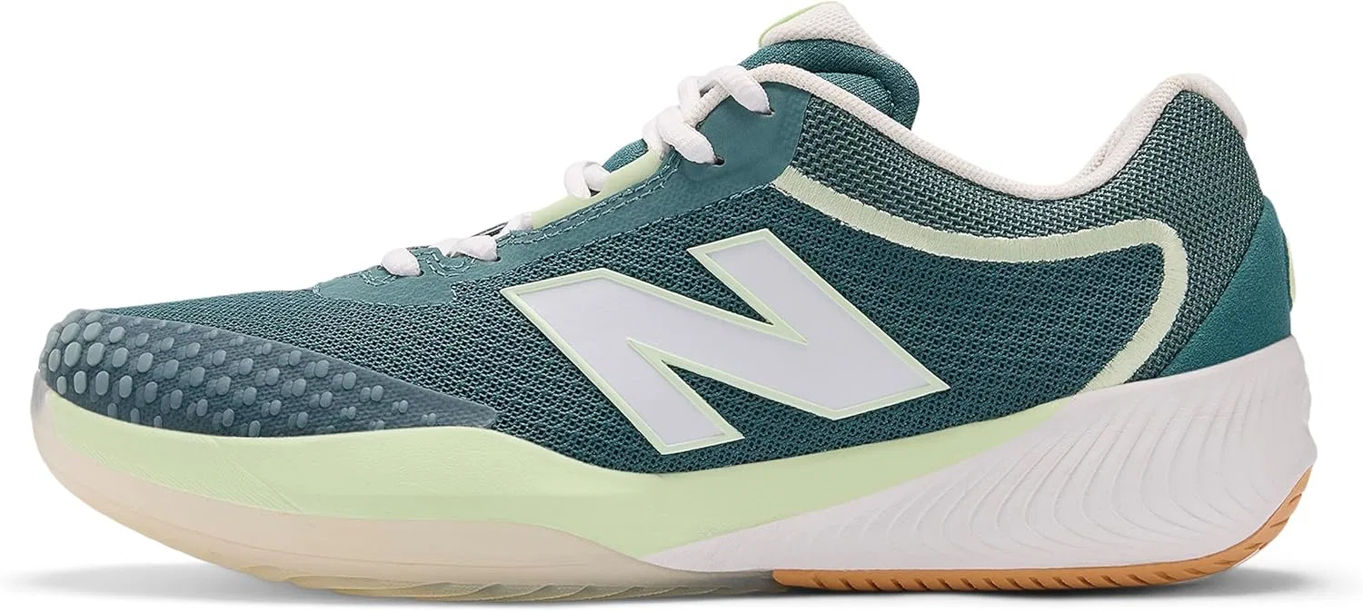 Кроссовки для тенниса New Balance FuelCell 996 V6, цвет New Spruce/White/Gum — фото 2
