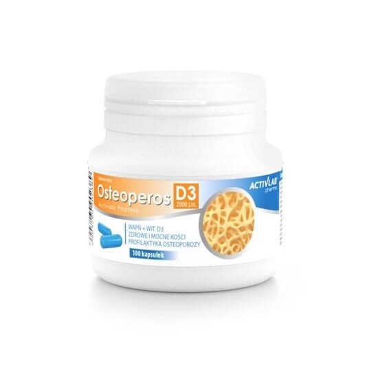 

ActivLab, Pharma Osteoperos D3 200 МЕ, Добавка , 100 капсул