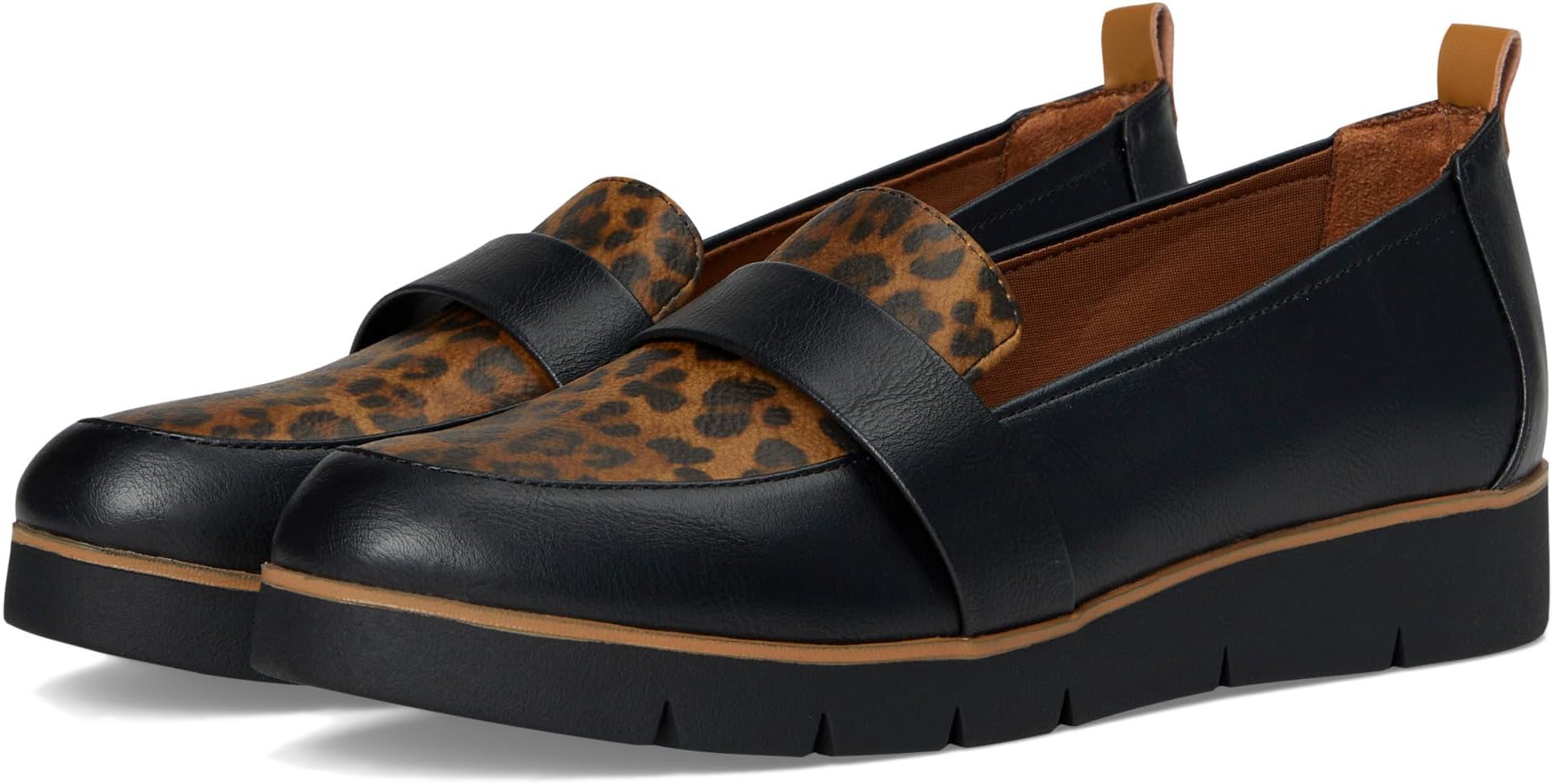 Лоферы Dr. Scholl's Webster Loafer/Moc Shoes, цвет Black/Black Brown