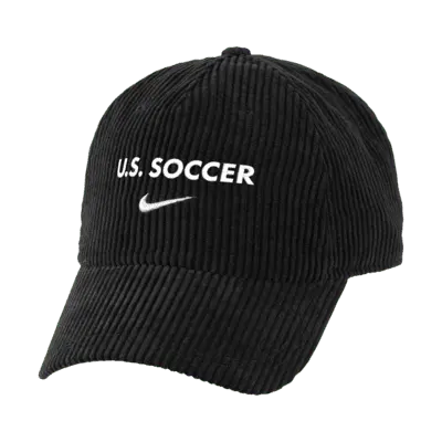 

Бейсболка Nike USMNT Soccer Corduroy Cap, черный