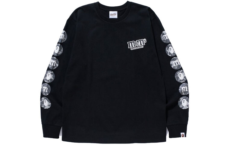 

M&m"s X Bape X M&M"S Футболка мужская черная A Bathing Ape, черный