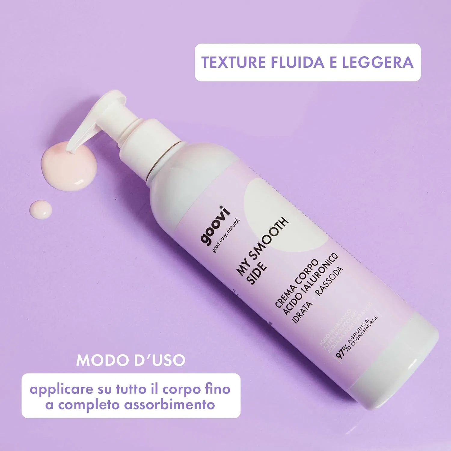 Увлажняющий и укрепляющий крем для тела «My Smooth Side» от Goovi Goovi — фото 4