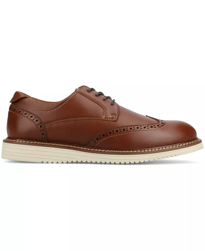 Мужские классические туфли Lorenzo Comfort Wingtip Vance Co., коричневый — фото 2