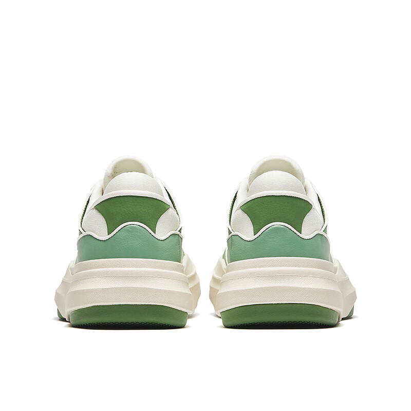 Кроссовки ANTA Skateboarding Shoes Men Low-top White Green, слоновая кость/зеленый — фото 4