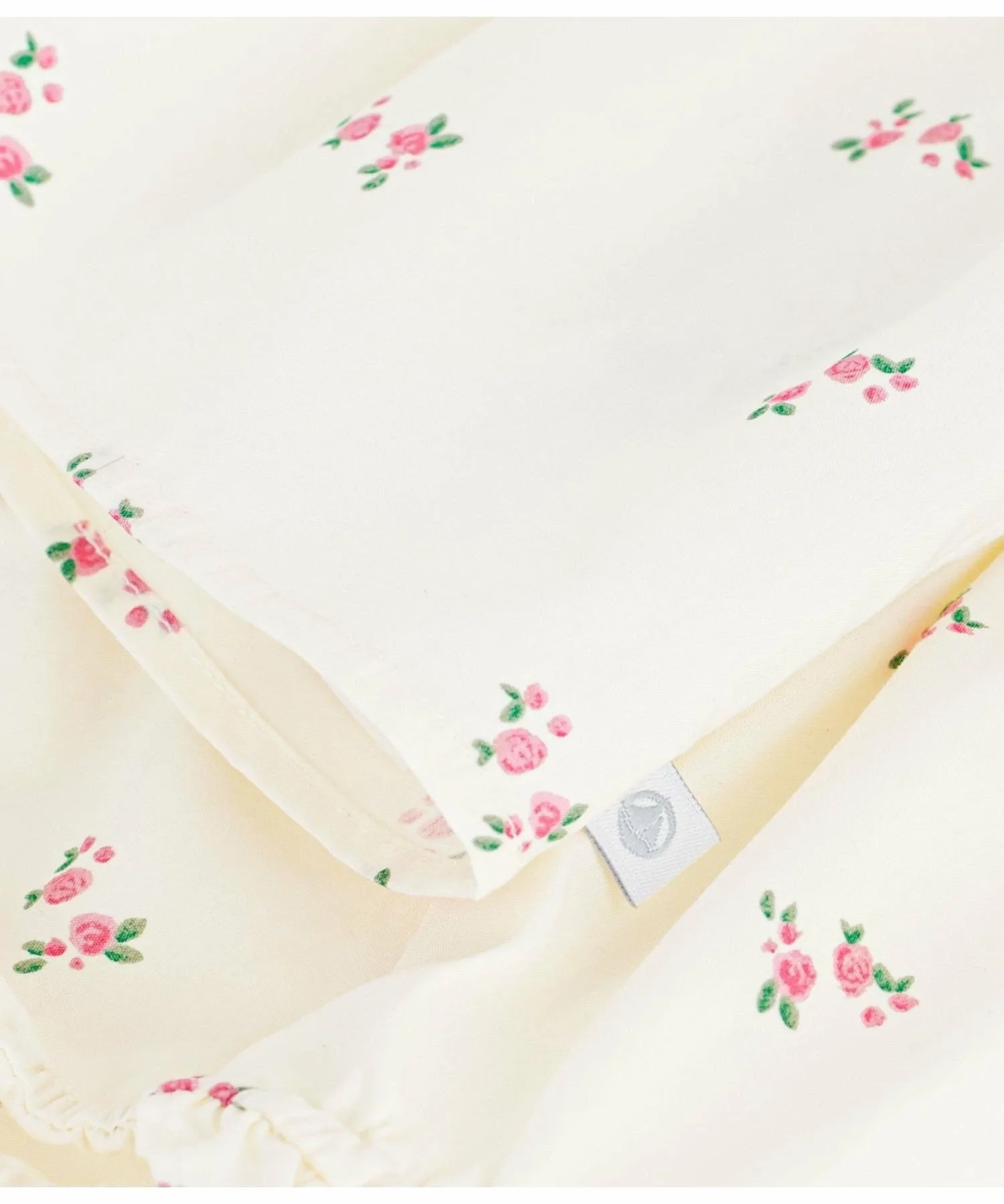 Детский комплект из двух предметов с цветочным принтом PETIT BATEAU, Off-white/multicolor — фото 4