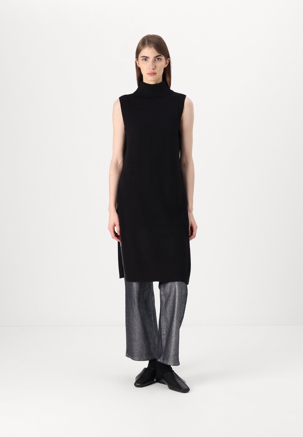 

Платье-джемпер JDYMARCO LIFE LONG SLIT VEST DRESS JDY, черный