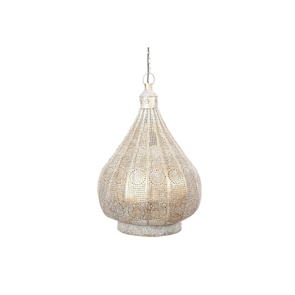 

Потолочный светильник Home ESPRIT белое золото металл 40 Вт 40 x 40 x 55 см