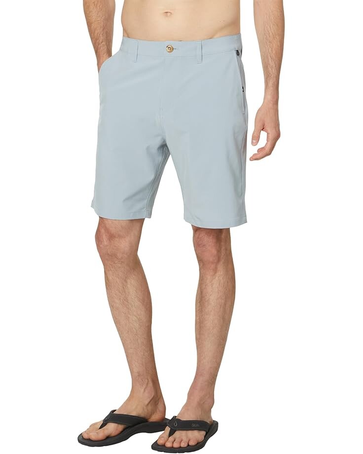 

Шорты Quiksilver Union Amphibian 20" Amphibian Water Friendly Hybrid Shorts, цвет Quarry