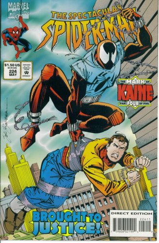 

The Spectacular Spider-Man #224: The Assassin With My Face (The Mark of Kaine - Marvel Comics) (Marvel Comics)