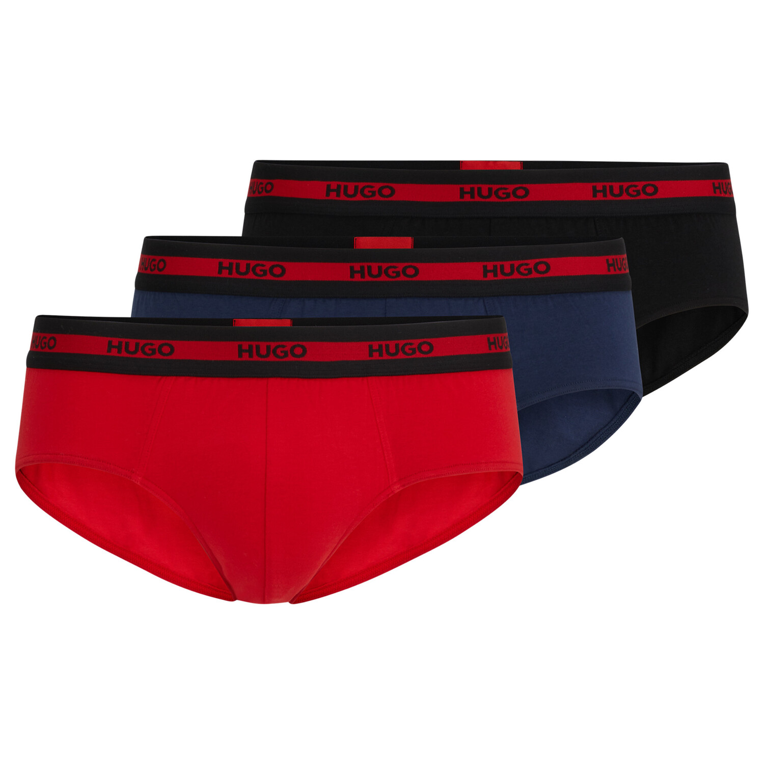 

Трусы HUGO 3er Pack, цвет Rot/Blau/Schwarz