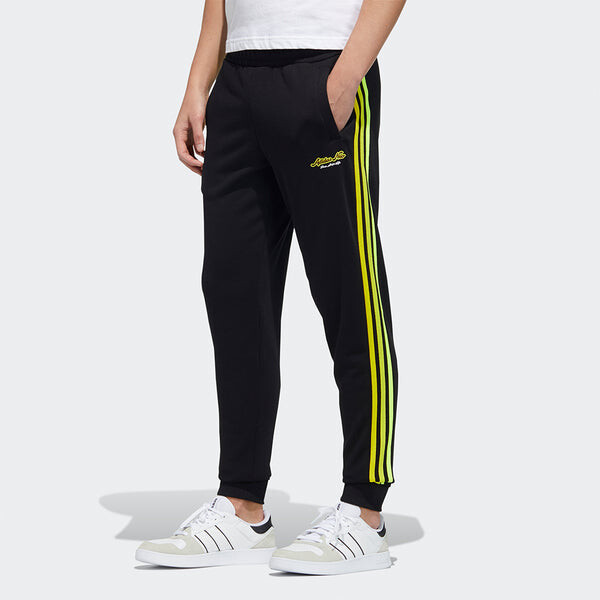 Спортивные штаны adidas neo M Fav Knt Tp 1 Casual Sports Bundle Feet Long Pants Black, черный — фото 2