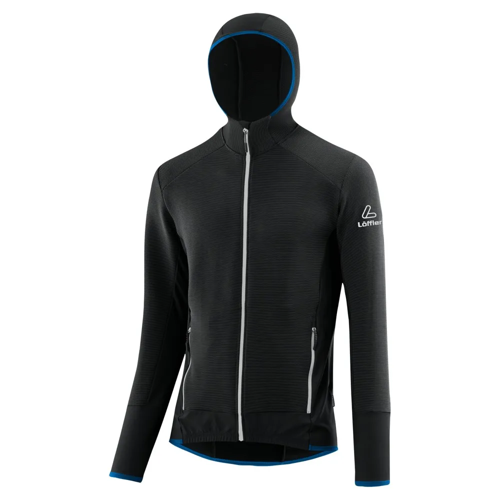 

Флис Loeffler Transtex Rib hoodie, черный