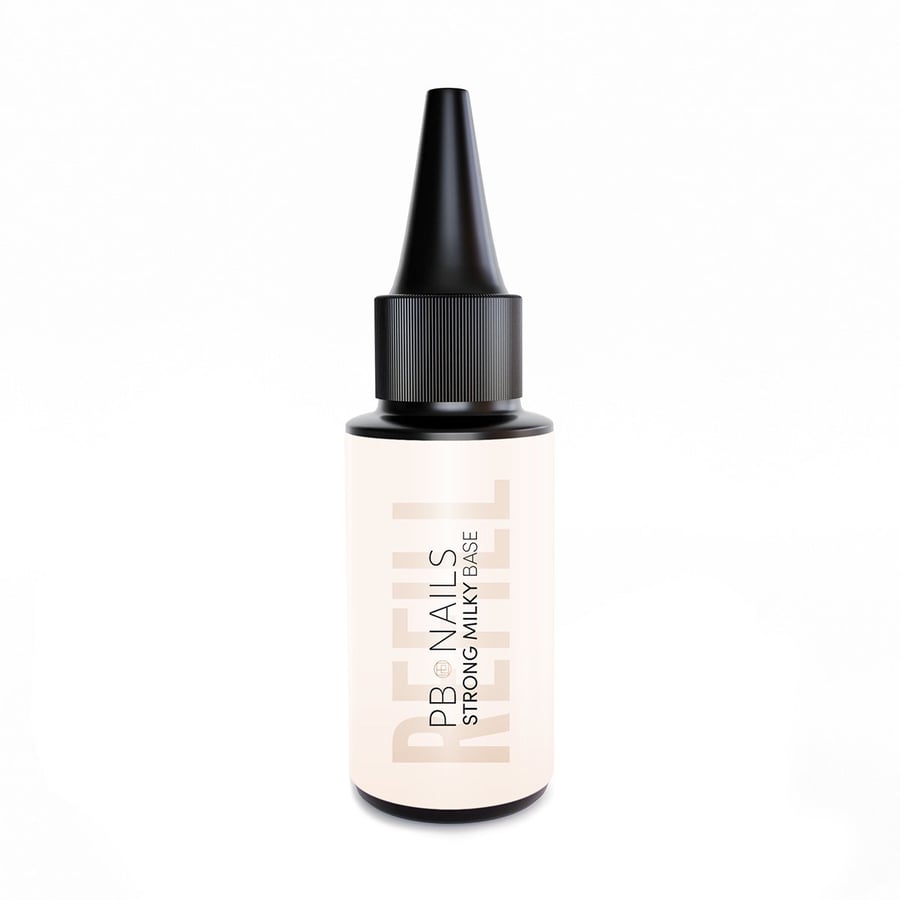 

PB NAILS STRONG BASE MILKY REFILL гибридная база-сменный блок - 30 мл - STRONG BASE MILKY