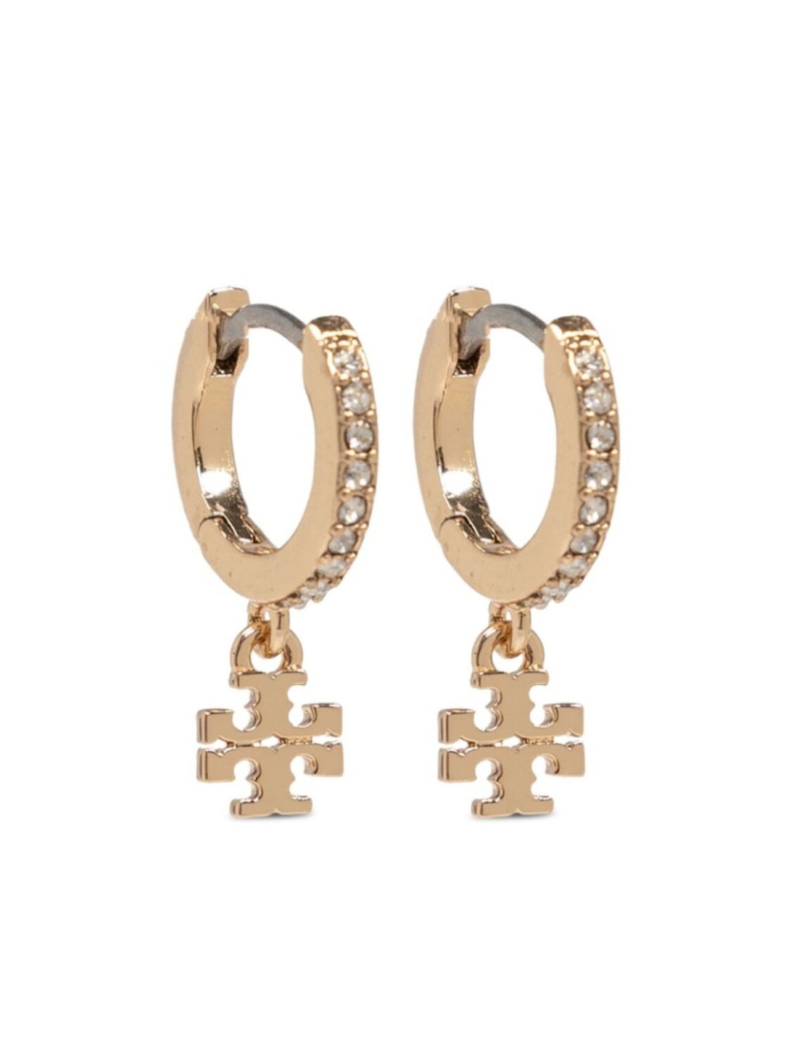 

Серьги с логотипом Tory Burch, золотой
