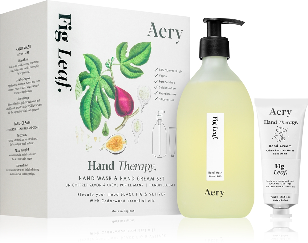 

Подарочный набор из листьев инжира с ботаническим рисунком Aery, 1 шт