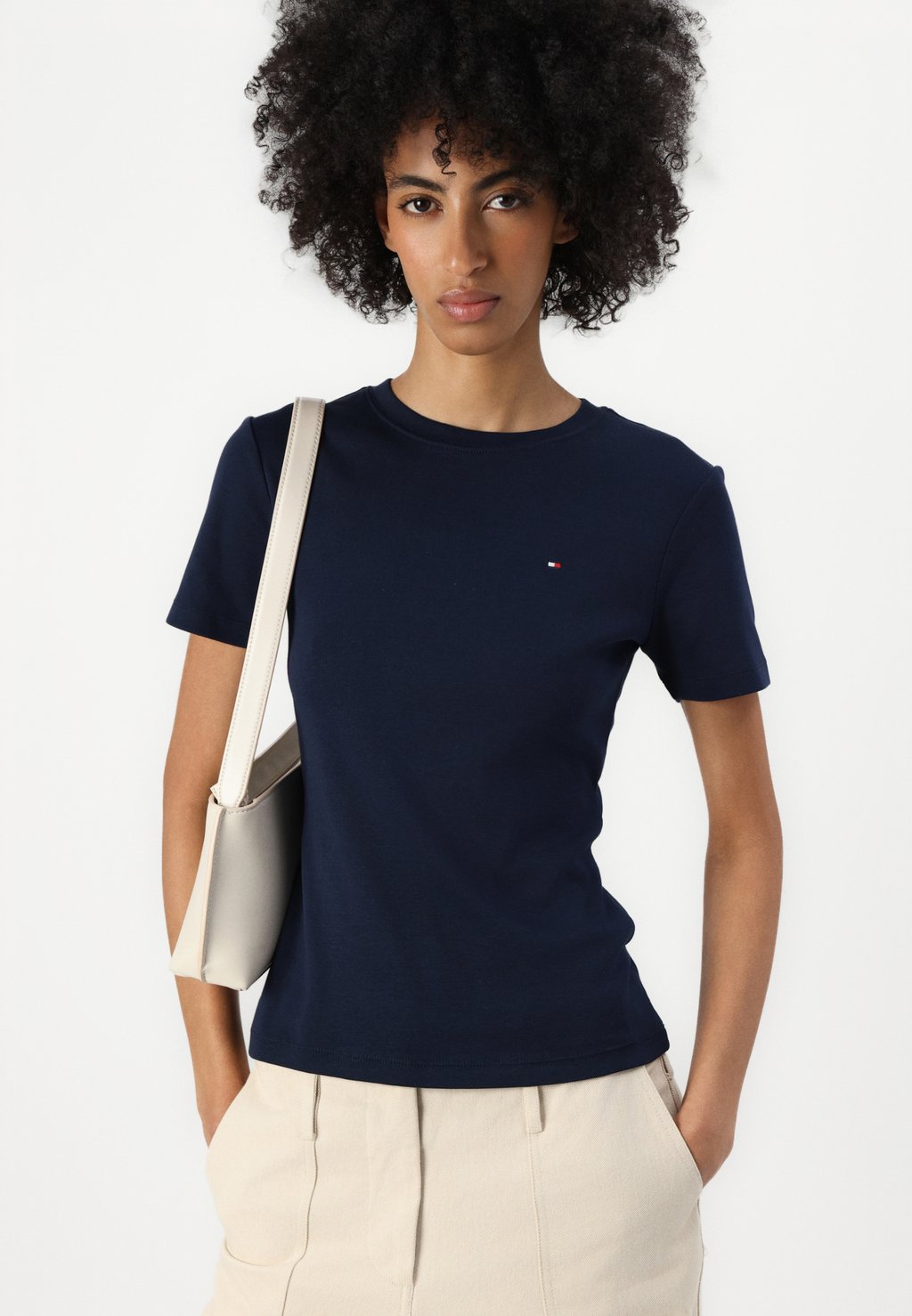Базовая футболка SLIM CODY  Tommy Hilfiger, темно-синий — фото 4