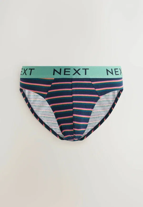 Трусы Next, navy burgundy spot stripe, темно-синий с бордовым в крапинку и полоску — фото 2