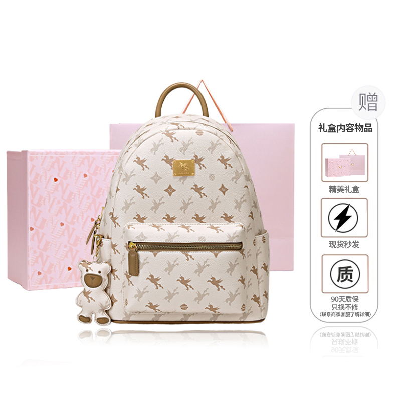 

Рюкзак ПВХ большого размера женский разноцветный NUCELLE, Иллюзия Блю