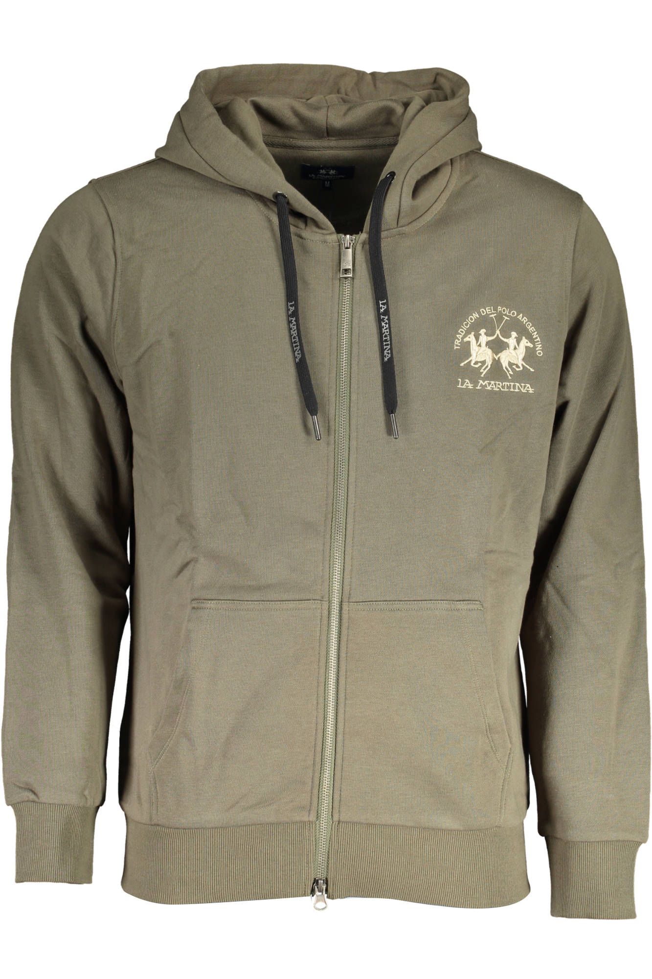 

Зеленый хлопковый мужской свитер La Martina