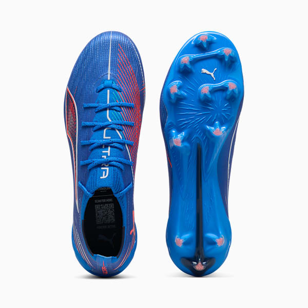 Женские бутсы для игры в футбол на твердом грунте Ultra 6 Ultimate Puma, синий — фото 4