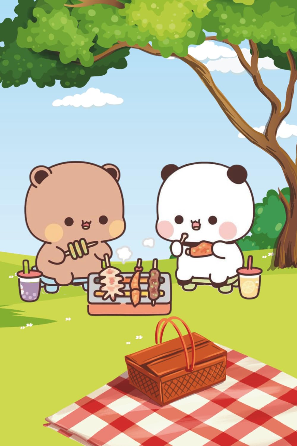 

Bubu Dudu Grill Picnic Date Notebook: Kawaii Outdoor BBQ Journal (Independently published)