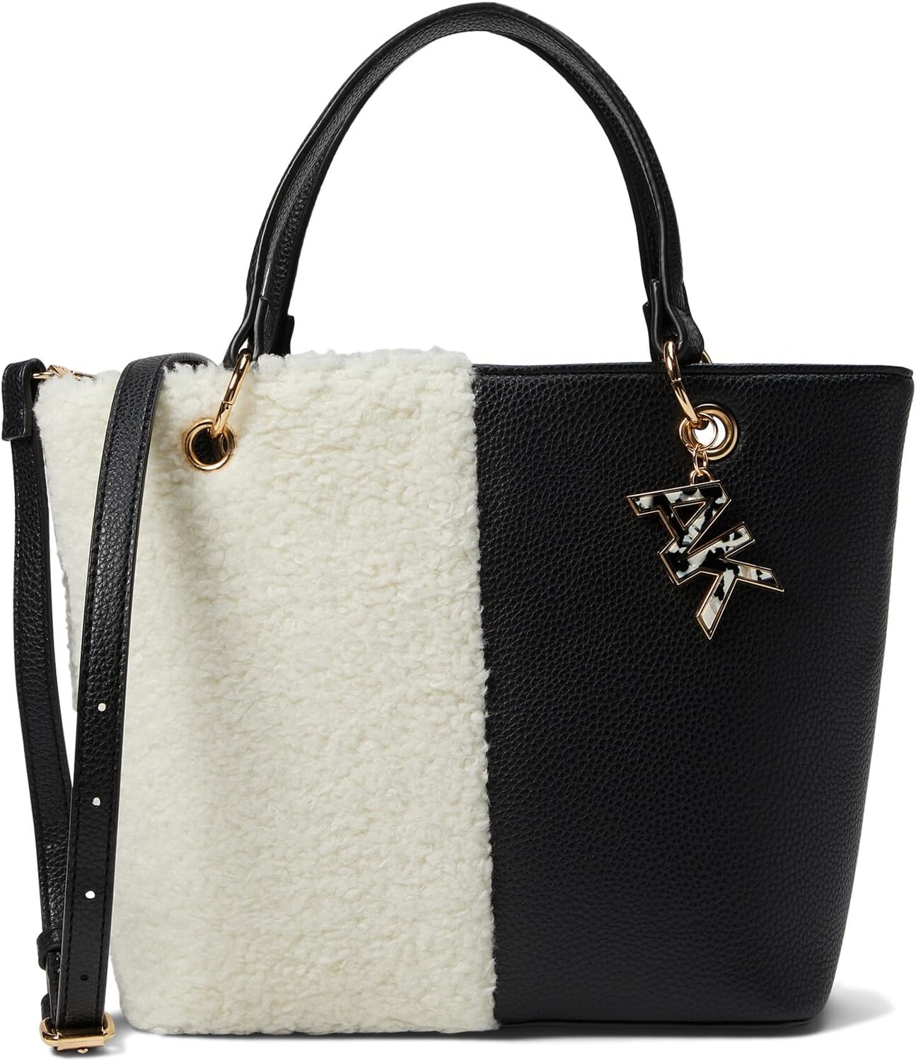 

Сумка Anne Klein Mini Convertible Tote, цвет Black/Cream