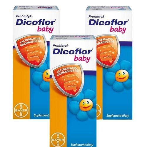 

Dicoflor ​​Бэби, Пробиотик в каплях, 3х5 мл