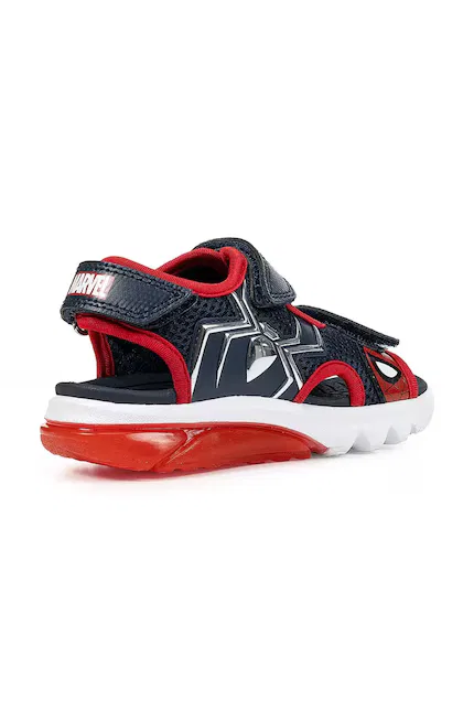 Сандалии с подсветкой CIBERDRON x Spiderman Geox, синий — фото 4
