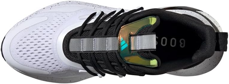 Кроссовки Adidas Унисекс-взрослые Alphaboost V2, белый/черный — фото 4