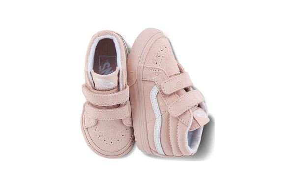Кроссовки sk8-mid reissue pastel mono shoes 'rose pink' Vans, розовый — фото 4